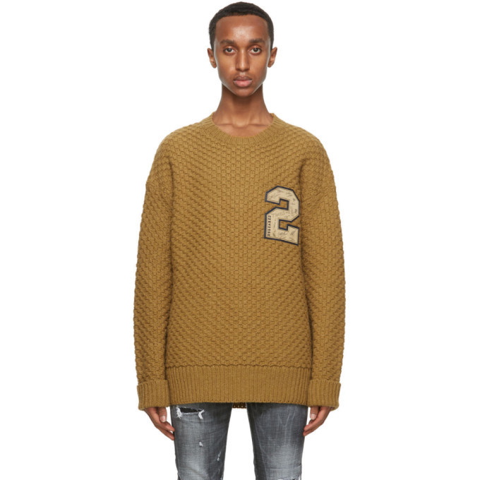 Photo: Dsquared2 Brown Wool Sweater