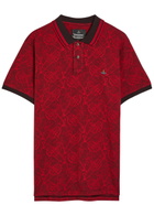 Vivienne Westwood Classic Logo-jacquard Cotton Polo Shirt Red