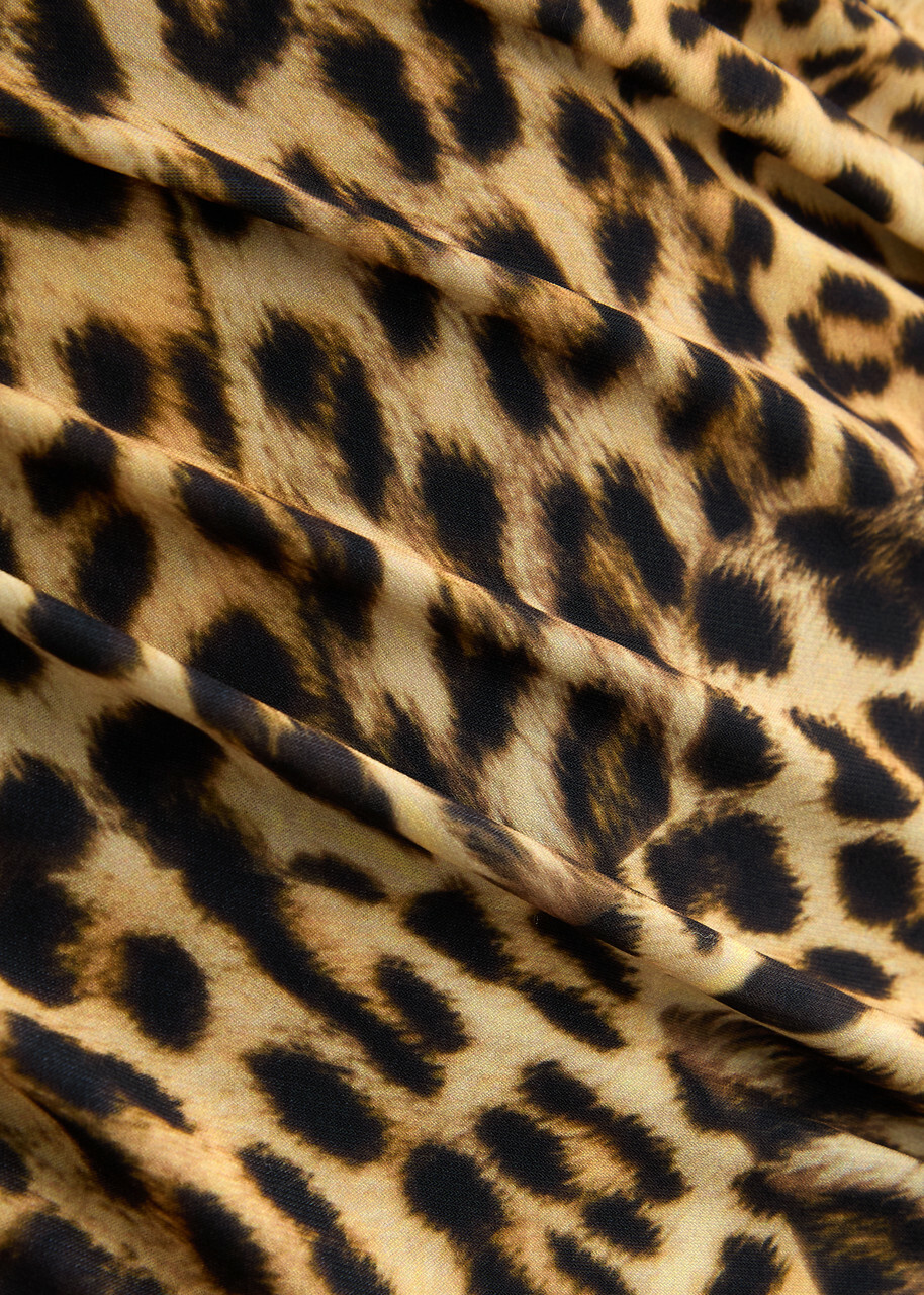 Norma Kamali Diana XL Leopard Stretch-jersey Maxi Dress Brown