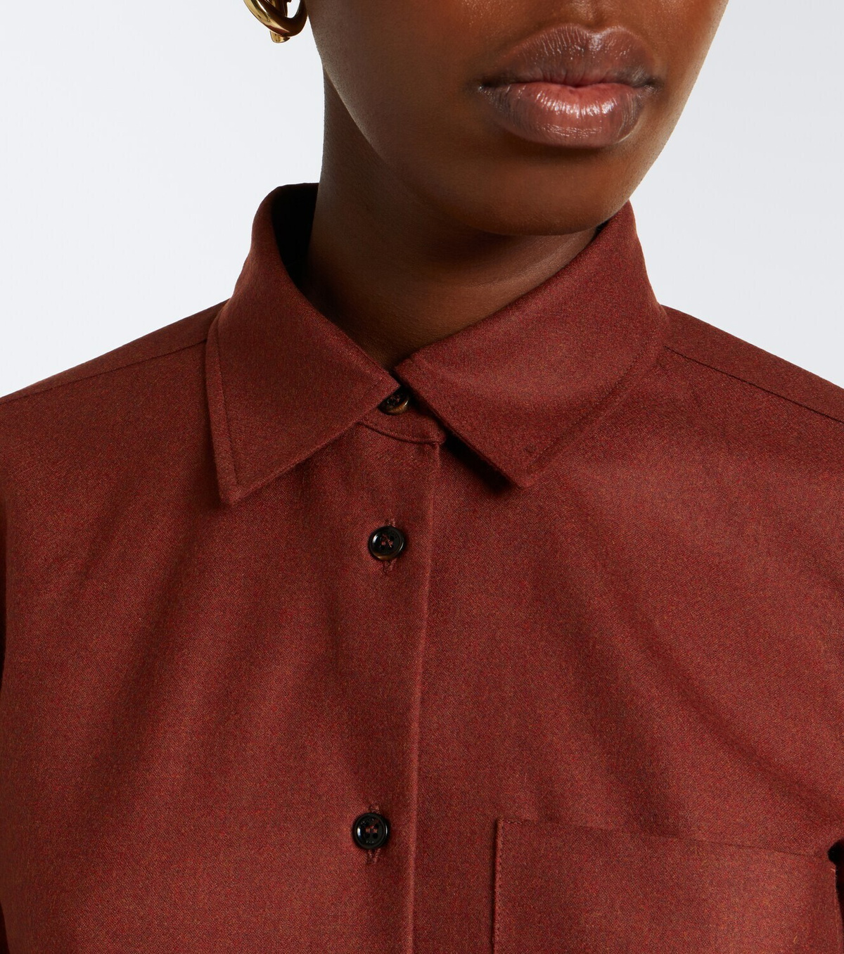 Max Mara Cashmere-blend shirt