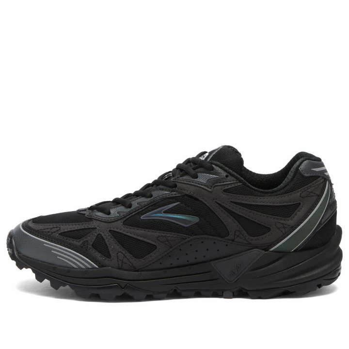 Photo: Brooks Men's Cascadia 1 Sneaker in Black/Chameleon