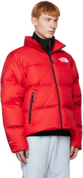 The North Face Red Nuptse Down Jacket