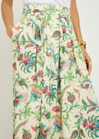Etro Floral-print Cotton-poplin Maxi Skirt Multicoloured 1