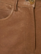 ETRO Leather Wide Leg Pants
