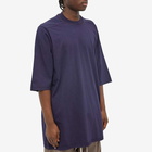 Rick Owens DRKSHDW Men's Jumbo T-Shirt in Indigo