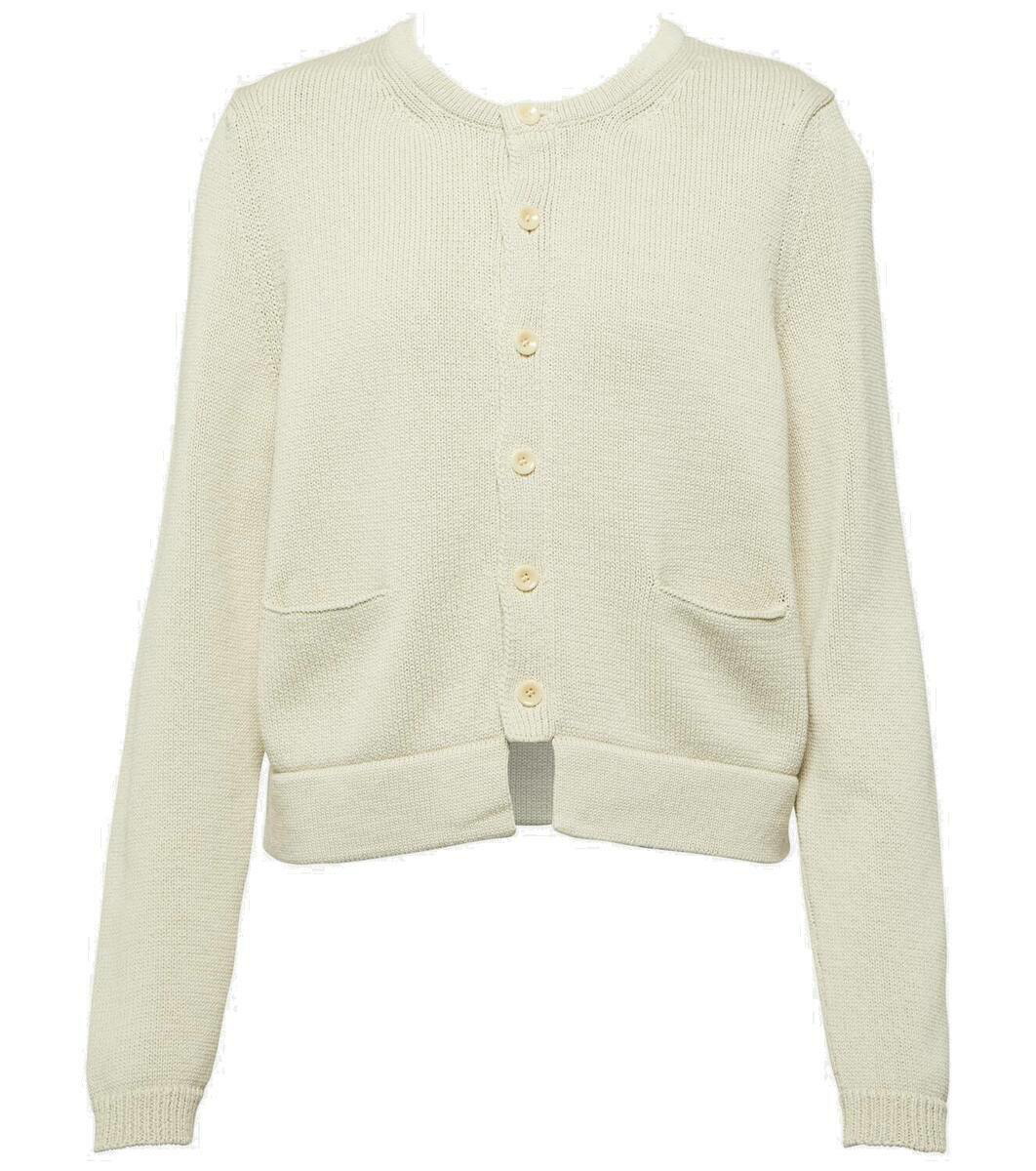 Photo: Lemaire Cropped cotton cardigan