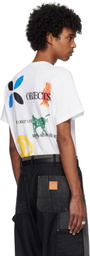 Khoki White Multi-Print T-shirt