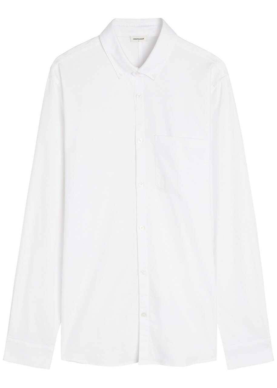 Lestrange The All Day Cotton-blend Oxford Shirt White