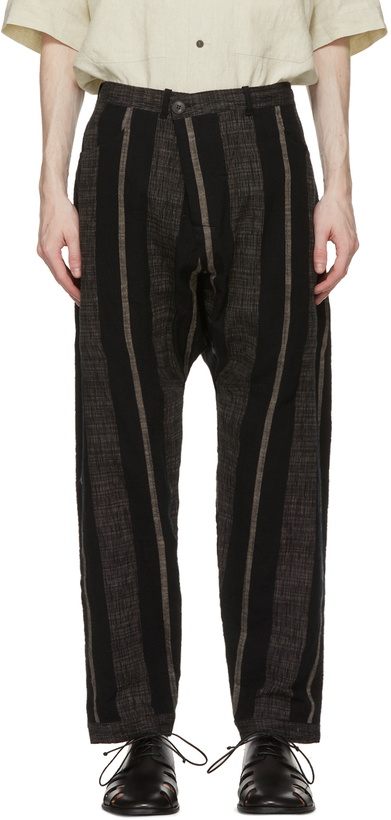 Photo: Jan-Jan Van Essche Black Tapered Loose Fit Trousers