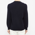 Comme des Garçons Play Men's Double Heart V-Neck Jumper in Navy