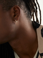 MARIA TASH - Triple Long Spike Clicker 9.5mm Gold Earring