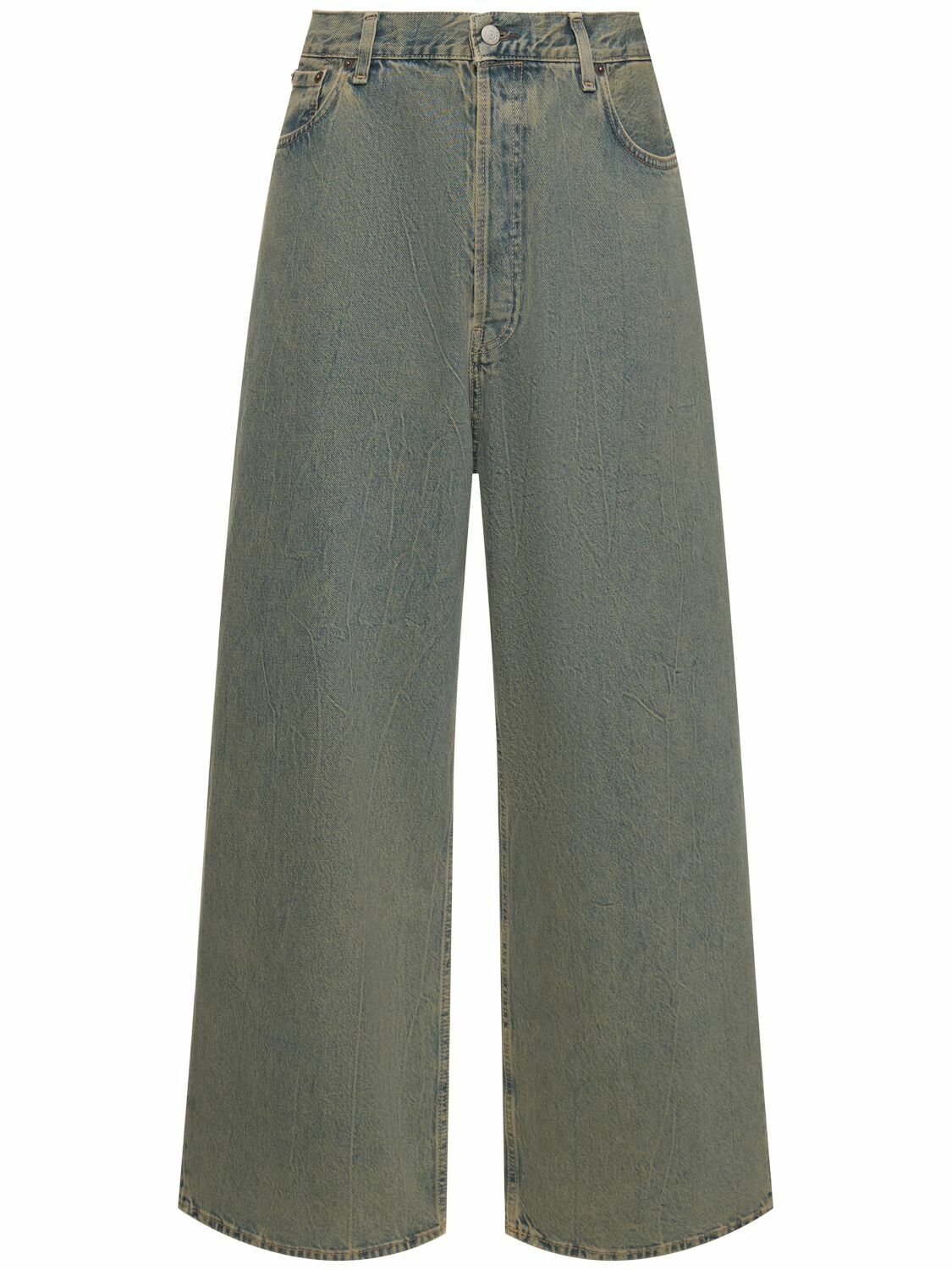 ACNE STUDIOS】 2023M Wide-Leg Organic Jeans
