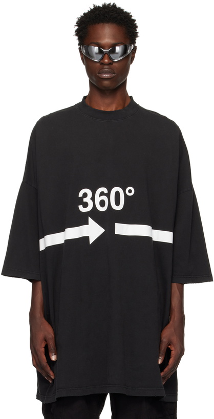 Photo: Balenciaga Black 360 Tubular Oversized T-Shirt