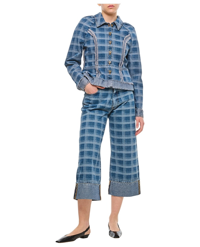 Photo: Molly Goddard Leo Capri Denim Pants