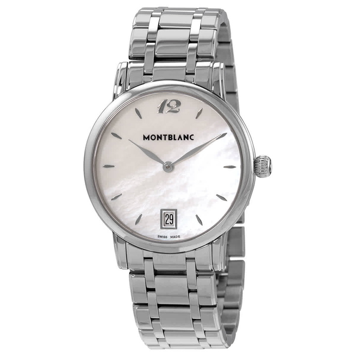 Photo: MontBlanc Star Classique Quartz Mother of Pearl Dial Ladies Watch 108764