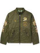 Baracuta - Neighborhood G4 Embroidered Quilted Shell Jacket - Green