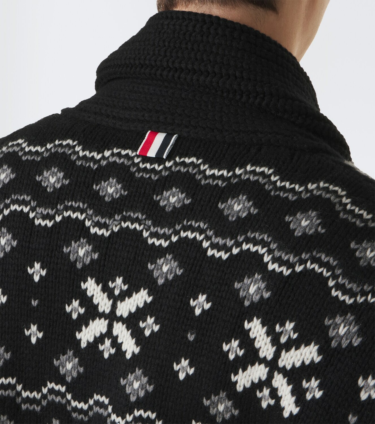 Thom Browne Fair Isle intarsia cashmere cardigan