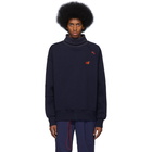 ADER error Navy Oversized Turtleneck