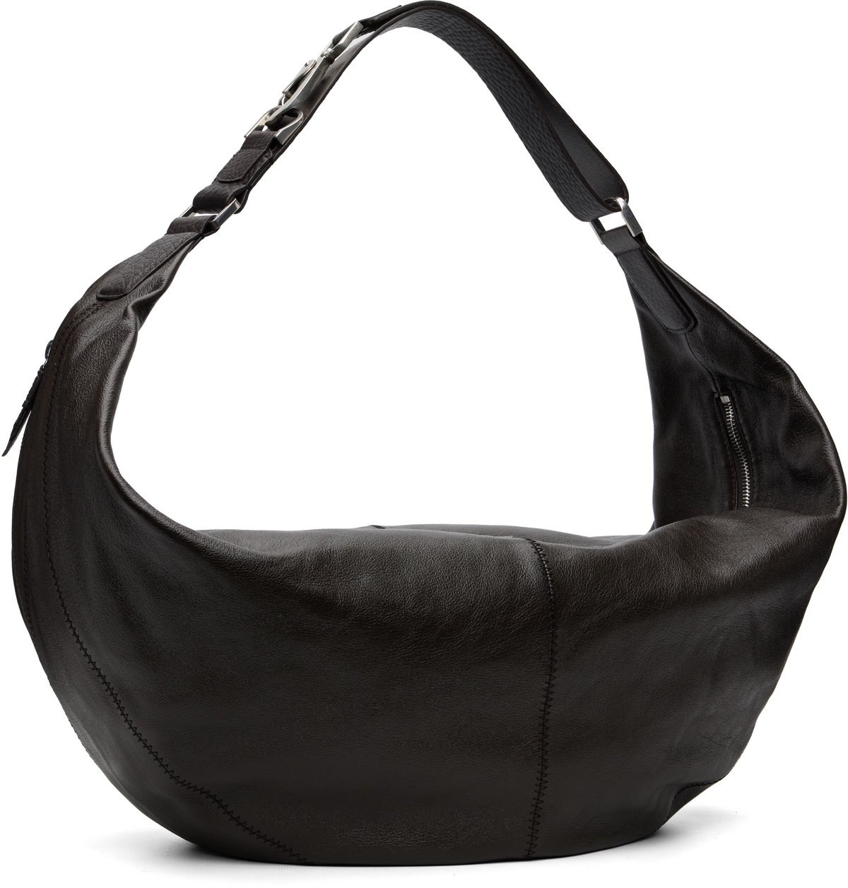 lemaire バッグ 訳あり LEMAIRE Brown Large Quiver Clip Bag Lemaire