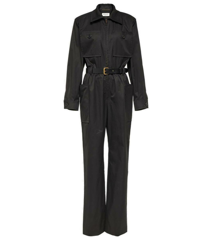 Photo: Saint Laurent Cotton twill jumpsuit