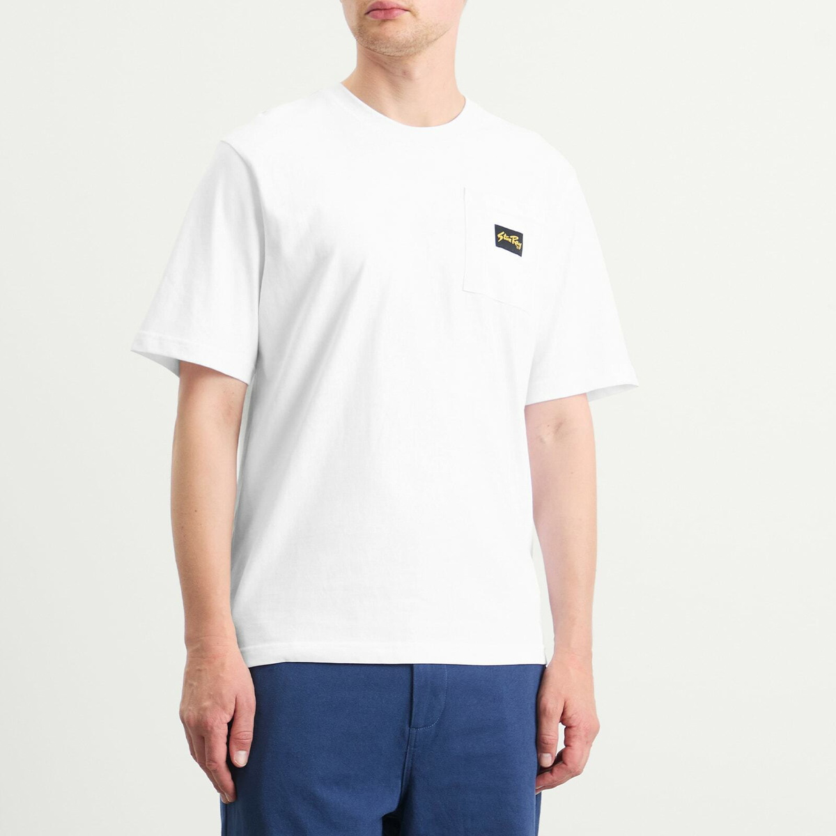Stan Ray Men's Patch Pocket T-Shirt in White