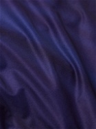 Castore - Logo-Print Striped Shell Hooded Jacket - Blue
