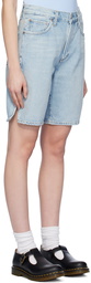 AGOLDE Blue Vida Denim Shorts