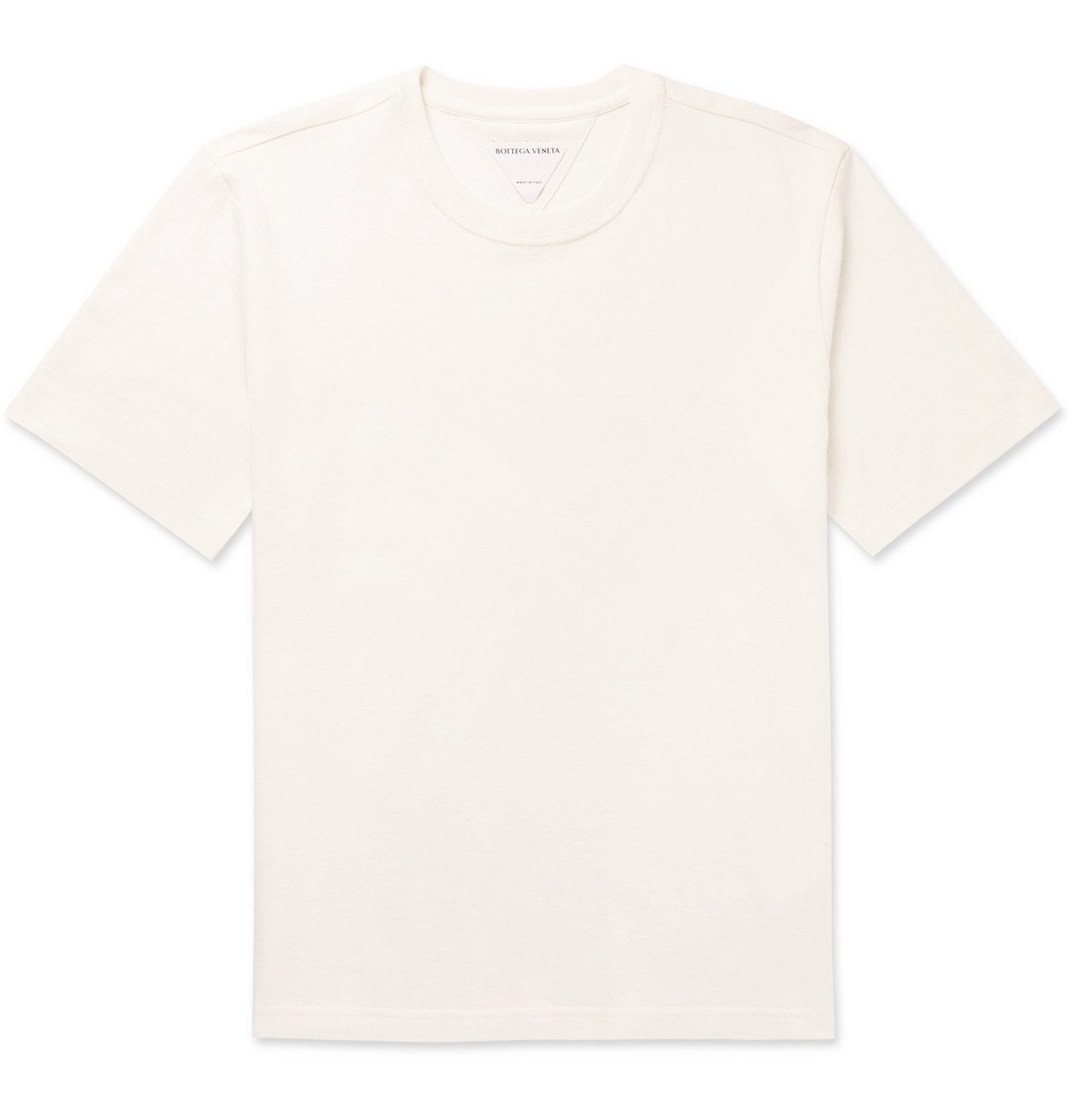 Cotton Jersey T Shirt in Black - Bottega Veneta