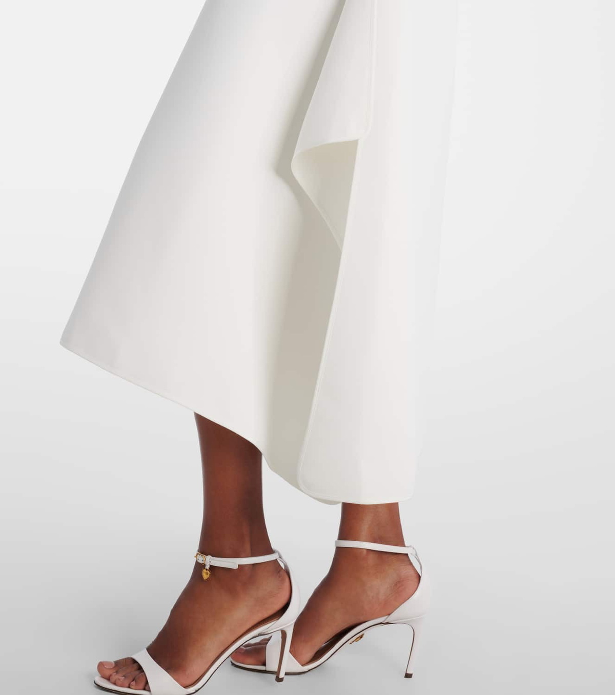 Maticevski Diadem draped asymmetric midi dress