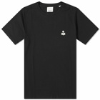 Isabel Marant Men's Zafferh Small Logo T-Shirt in Black/Ecru