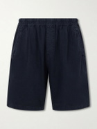 Folk - Assembly Linen and Cotton-Blend Shorts - Black