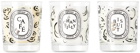 diptyque Limited Edition Coffee Shop Candle Set, 3 pcs