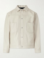 Neighborhood - Type-2 Leather Jacket - Neutrals