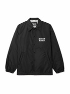 Wacko Maria - Logo-Print Nylon Coach Jacket - Black
