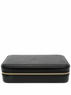 Lizzie Mandler Fine Jewelry Green Leather Jewellery Box