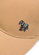 Paul Smith Zebra-embroidered Cotton cap - Brown - One Size