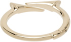 Ferragamo Gold Gancini Point Bracelet