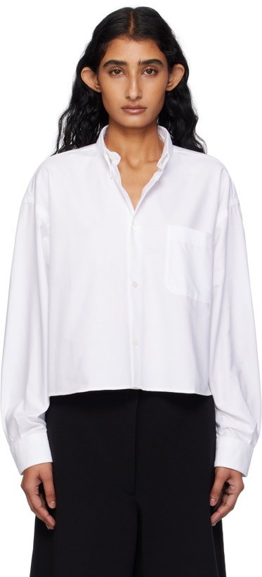 Photo: A.P.C. White Sophia Button Down Shirt