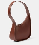The Row Half Moon leather shoulder bag