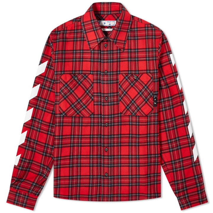 Photo: Off-White Diag Flannel Shirt