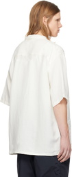Pilgrim Surf + Supply White Amedeo Short Sleeve Shirt