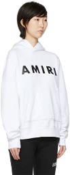 AMIRI White Army Logo Hoodie