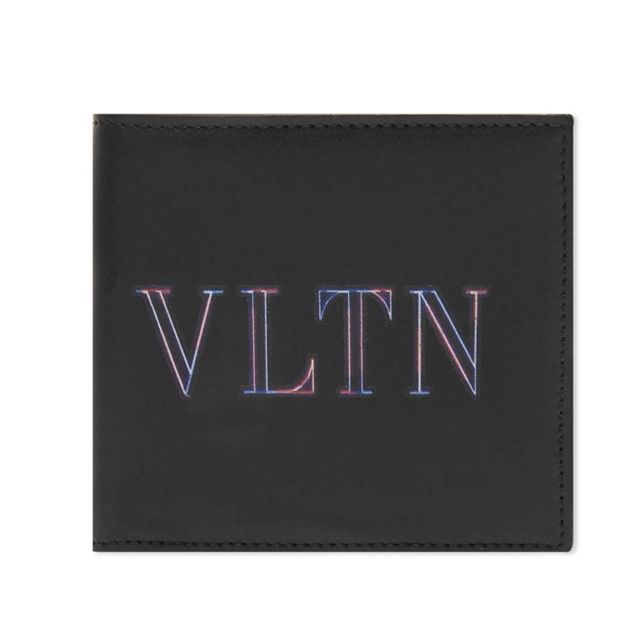 Photo: Valentino Neon VLTN Logo Billfold Wallet
