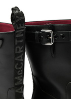 Stella Mccartney Trace Faux Leather Ankle Boots Black