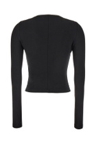 AMBUSH Black Stretch Viscose Top