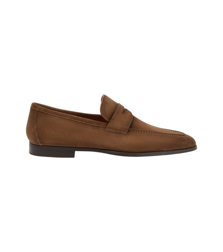 Photo: Magnanni Diezma suede penny loafers