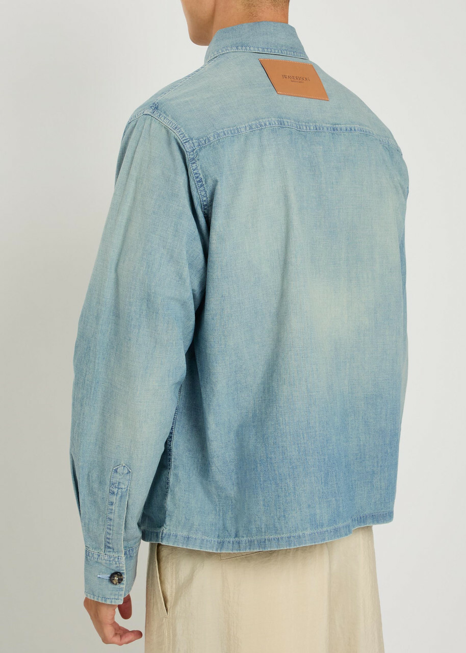 JW Anderson Chambray Denim Shirt Light Blue