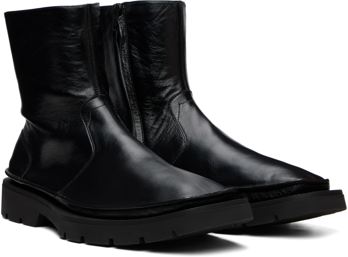 Maison Margiela Black Level Ankle Boots
