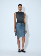 Our Legacy Asymmetric Denim Skirt