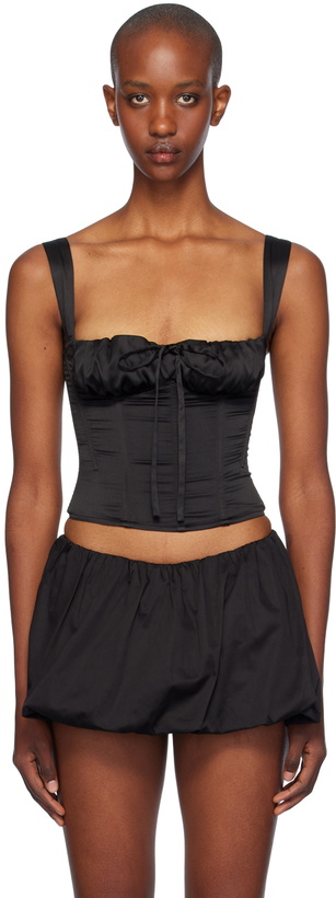Photo: Miaou Black Agnes Corset Top